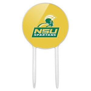 Norfolk State University Secondary Logo Acrylic Cake Topper Party Decoration for Wedding Anniversary Birthday Graduation - 1 of 4