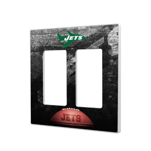 NFL AFC Historic Teams Legendary Hidden-Screw Light Switch Plate for Double Rocker - 1 of 4