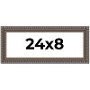 PosterPalooza | Panoramic Ornate Black Picture Frame - UV Acrylic, Foam Board Backing, Hanging Hardware - 2 of 4