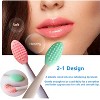 3 Pcs Lip Scrub Brush,Lip Scrubber Exfoliator,Double-Sided Silicone Lip Brush Tool Lip Exfoliator - 4 of 4