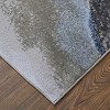 Gaspar Modern Abstract Blue/Gray/White Area Rug - image 3 of 4