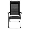 Tangkula 2PCS Outdoor Patio Folding Dining Chairs with Reclining Backrest and Headrest Black - 4 of 4