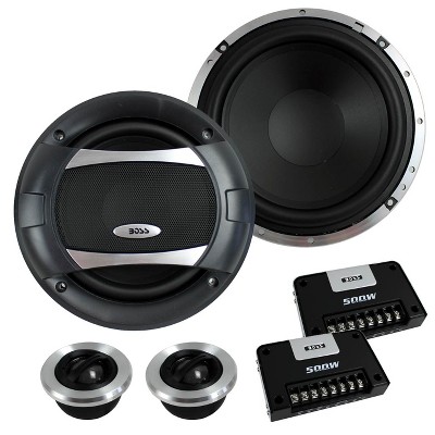 BOSS AUDIO PC65.2C 6.5" 500W 2 Way Car Component Speakers Set Audio PC652C