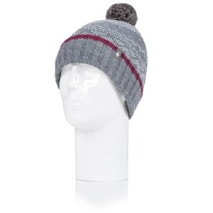 Men's Everest Hat | Size One Size - Pebble Grey/deep Claret - 1 of 2