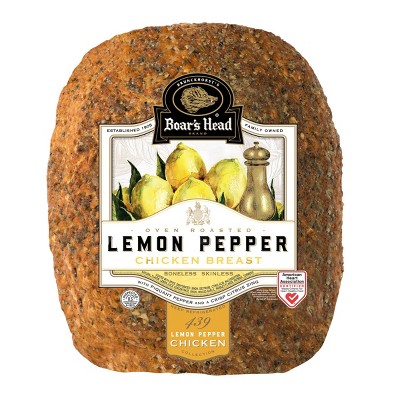 Boar’s Head Lemon Pepper Chicken - 4.5lbs - priced per lb