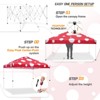 EAGLE PEAK 10x10 Pop Up Canopy Instant Tent w/ 4 Weight Bags - 3 of 4