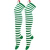 BABYYER Christmas Socks, Women Thigh High Long Stockings with Xmas Doll Elastic and Soft for Holiday Decorations - 3 of 4