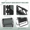 Yaheetech 2pcs 26in Padded Outdoor Zero Gravity Chair - 4 of 4