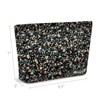 Wrapables Cosmetic Pouch, Makeup and Toiletry Travel Bag, Flowers on Black - image 2 of 4