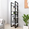 vidaXL Book Cabinet White Engineered Wood 4 tiers Shelving - 2 of 4