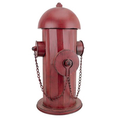 Design Toscano Vintage Metal Fire Hydrant Statue: Medium