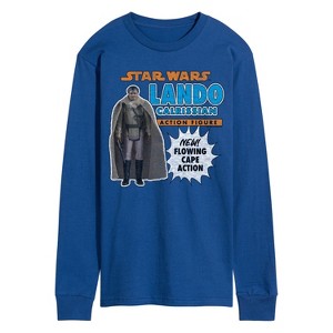 Men's - Star Wars - Lando Action Figure Long Sleeve Graphic T-Shirt - 1 of 3