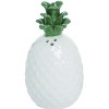 Transpac Spring Pineapple Dolomite Salt and Pepper Shakers Collectables Off-White 3.75 in. Set of 2 - 4 of 4