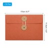 Unique Bargains Sturdy Paper Blank Card Envelopes with String Tie Closure 15 Pcs - 2 of 4