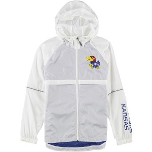 G-III Sports Womens Kansas Jayhawks Jacket, White, Small - 1 of 2