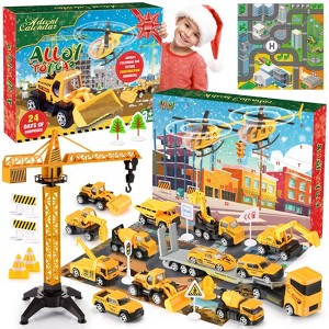 FUNFORFUN Christmas Vacation Advent Calendar 2025, 3-12 Year Old Boy Gifts, Kids Construction Toys for Kids 3-5, 24 Days Christmas Countdown - 1 of 4