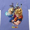 Dragon Ball Super Character Group Shot Adult Periwinkle Crew Neck Short Sleeve T-shirt-Medium - 2 of 4