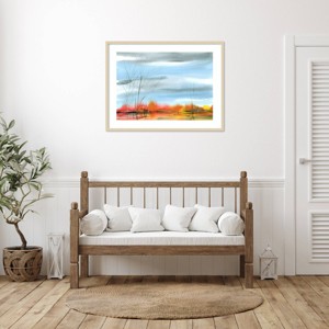 Amanti Art Interference by Caryn Vainio Wood Framed Wall Art Print - 1 of 4