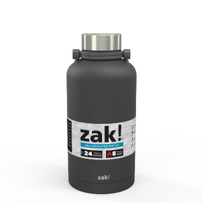 Zak Designs! 64oz Double Wall Stainless Steel Growler - Dark Gray