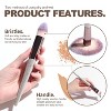 Makeup Brush Set 18 Pcs Premium Synthetic Foundation Powder Concealers Eye shadows Blush Makeup Brushes with black case - 4 of 4