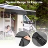 Yescom 6x10' RV Awning Sun Shade Screen Mesh UV Blocker RV Awning Shade Patio Outdoor - 2 of 4