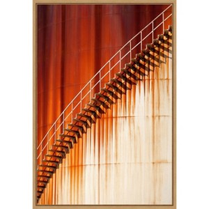 Amanti Art Art stairways by Marco Zeeman Canvas Wall Art Print Framed 16 x 23-in. - 1 of 4