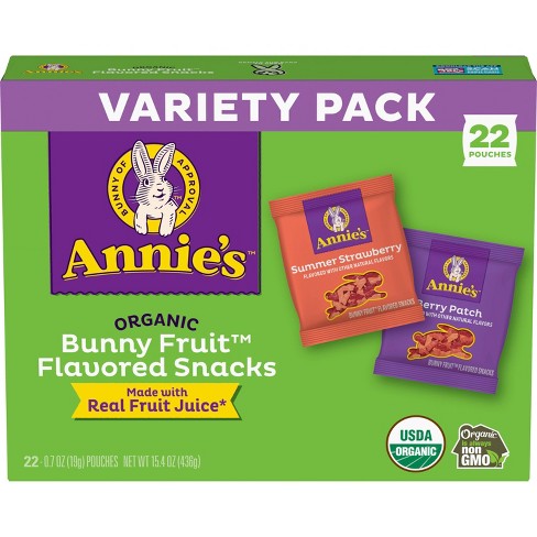 Annie's™ Organic Bees Bugs & Butterflies Fruit Flavored Snacks, 10