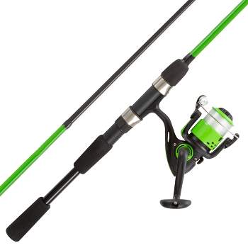 Leisure Sports Fishing Rod and Reel Combo, Spinning Reel, Gear for Bass and  Trout Fishing, Great for Kids, Green 958638ILK