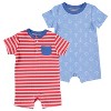 Chick Pea Baby Boy Baby Short Sleeve Romper 2 PC Set - 2 of 4