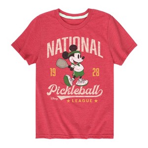 Boys' - Disney - Mickey Pickleball League Short Sleeve Graphic T-Shirt - 1 of 4