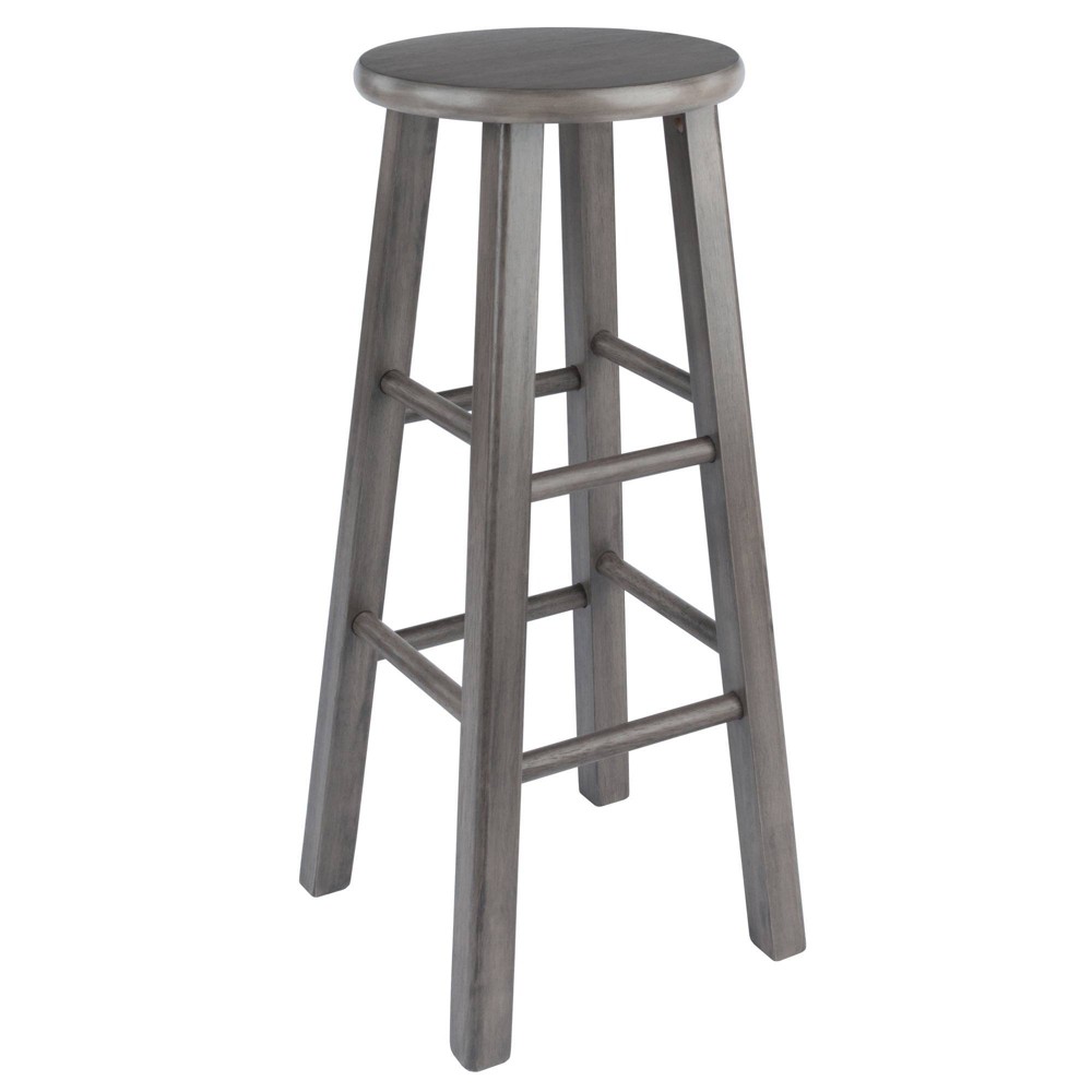 Photos - Chair 29" Ivy Barstool Rustic Gray - Winsome