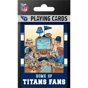 MasterPieces Officially Licensed NFL Tennessee Titans Fan Deck Playing Cards - 54 Card Deck - 1 of 4