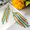 John Bead 300g Assorted Glass Seed Beads 8/0, 24 Rainbow Bright Colors Round Bead for DIY Crafts Jewelry Making Bead Box - 4 of 4