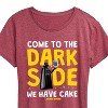 Women's - Star Wars - Come To The Dark Side Short Sleeve Graphic T-Shirt - 2 of 4