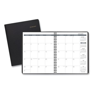Monthly Planner, 8.75 x 7, Black Cover, 12-Month (Jan to Dec): 2026 - 1 of 4