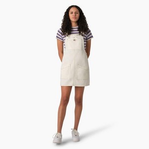 Dickies Women's Bib Overall Dress - 1 of 2