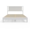 Karl Home Twin Size Deluxe Bed Frame with Headboard with Solid Wood, No Box Spring Needed,  Easy Assembly, White - 4 of 4