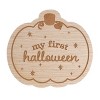 Pearhead My First Halloween Wooden Photo Card for Baby Milestone - 2 of 4