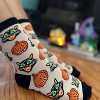 Cats and Pumpkins (Women's Sizes Adult Medium) - Beige from the Sock Panda - 2 of 4