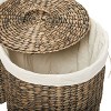 Set of 2 Traditional Sea Grass Storage Baskets Brown - Olivia & May - image 4 of 4