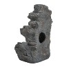 Okak 4/5-Tiered Concrete Rock Outdoor Fountain, Weather-Resistant Water Fountain with Smoothing Water Sound Ambiance, Freestanding Fountain - 2 of 4