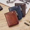 Generic Wallets for Men Genuine Leather,Slim Zipper Mens Wallet RFID Blocking - 2 of 4