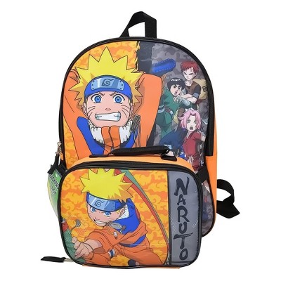 UPD inc. Naruto Uzumaki 16 Inch Kids Backpack with Lunch Bag