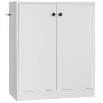 Costway 2-Door Storage Cabinet Buffet Cabinet with  3 Shelves Sideboard for Kitchen Hallway