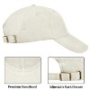 Tirrinia 100% Cotton Baseball Hat, Classic Adjustable Plain Hat, Polo Style Low Profile Dad's cap - 2 of 4