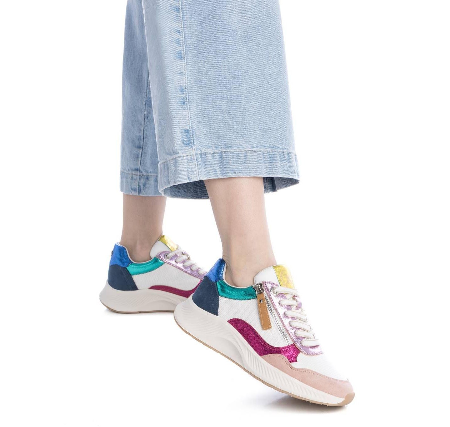 Женские кроссовки XTI Casual Fashion Sneakers 143928 Light pink, цвет: Светлый розовый — фото 2