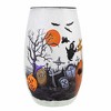 Stony Creek 5.0 Inch Spooky Season Pre-Lit Small Vase Halloween Lighted Glass Accent , Halloween Decor Spooky Season Lighted Halloween (1PC) - 4 of 4
