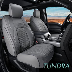 Fit 2014-2021 Toyota Tundra Crew Cab Coverado Custom Fit Car Seat Covers Waterproof Auto Seat Protectors - 1 of 4