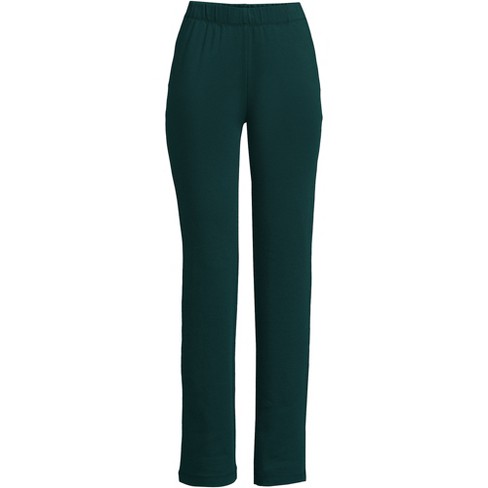 Lands' End Women's Petite Sport Knit High Rise Elastic Waist Pull On Pants  - X-large - Deep Balsam : Target