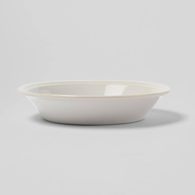 Porcelain Artisan Farmhouse Pie Dish White - Threshold™